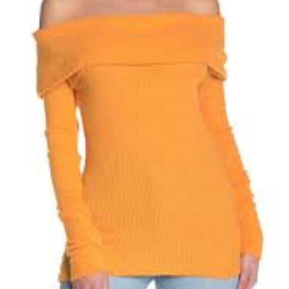 Free People Snowbunny Off the Shoulder Long Sleeve - Picture 3 of 7